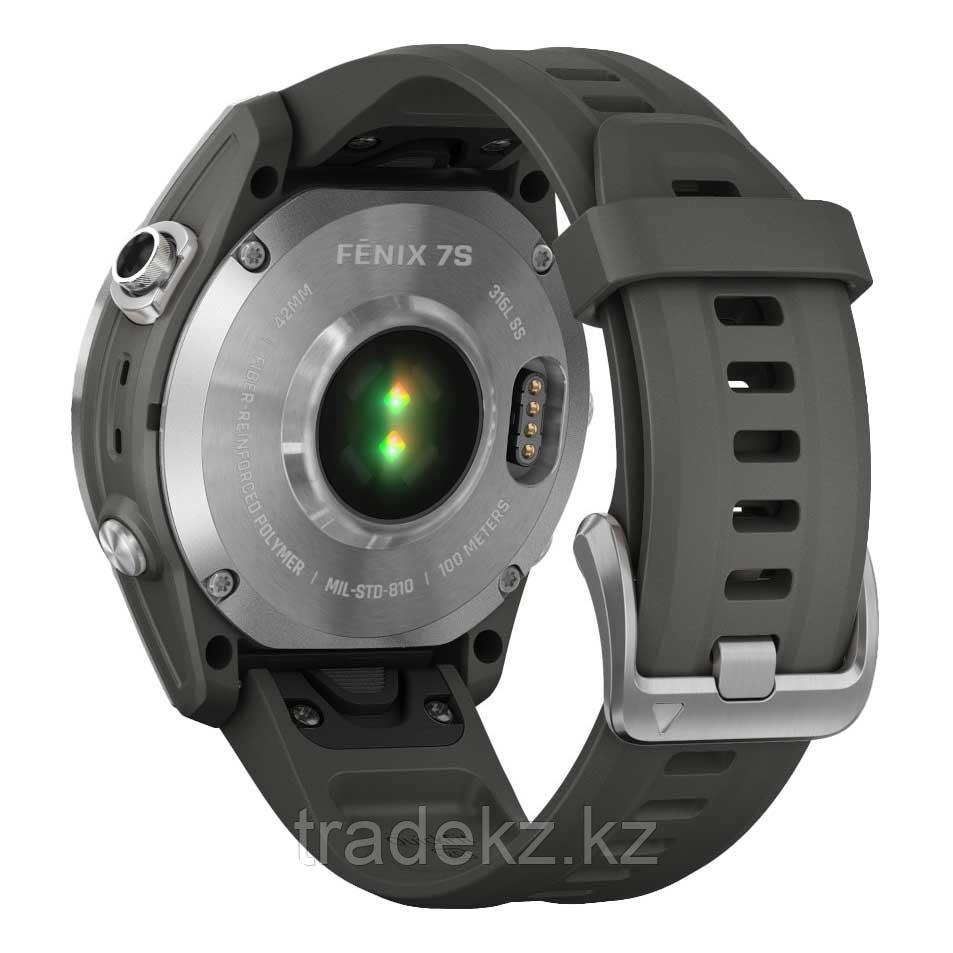 Часы Garmin Fenix 7S стальной темно-серый силикон 010-02539-01 с GPS навигатором - фото 2 - id-p113717539