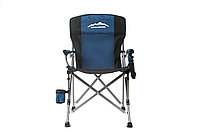 Складное туристическое кресло. Средний размер. С круглыми подлокотниками - ALASKA BLUE
