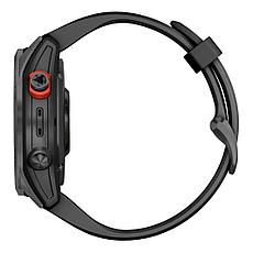 Часы Garmin Fenix 7S Solar черные/черный силикон 010-02539-13 с GPS навигатором, фото 3