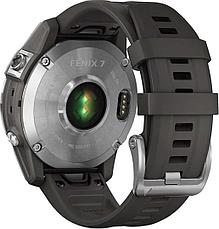 Часы Garmin Fenix 7 серебристый/графитовый силикон 010-02540-01, фото 2