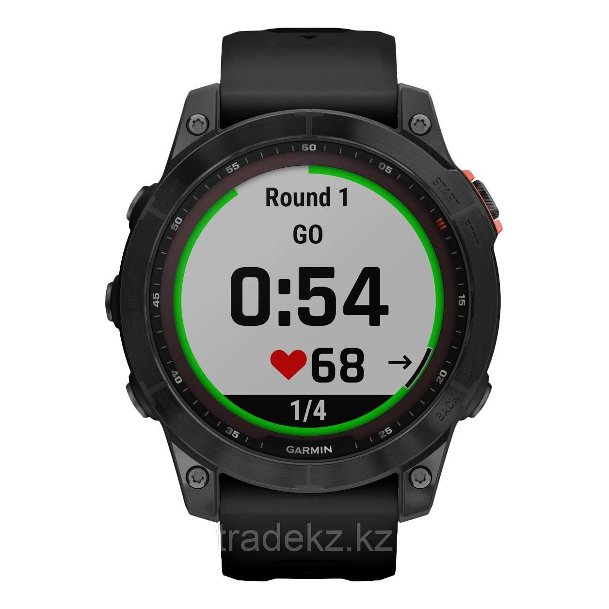 Часы Garmin Fenix 7 Solar темносерый с черным силиконом 010-02540-11 - фото 4 - id-p113717814