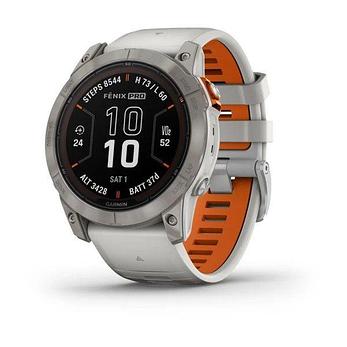 Часы Garmin FENIX 7X PRO SAPPH SOLAR светлые оранжевый 010-02778-15, фото 2