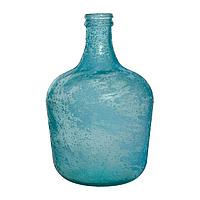 Kaemingk B. V. Декор Ваза-бутыль античная стекло голубая d27х42см