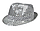 Шляпа карнавальная с пайетками Трилби (серая) размер 58, фото 4