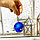 Новогодние елочные шарики синие 12 шт 6 см, фото 5