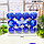 Новогодние елочные шарики синие 12 шт 6 см, фото 2