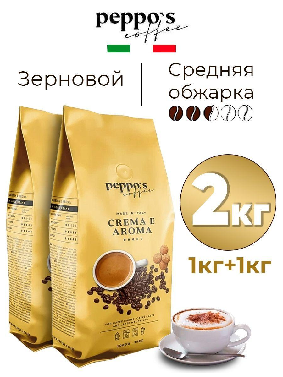 Кофе "PEPPO S CREMA E AROMA" (зерн) 1кг - фото 1 - id-p113444618