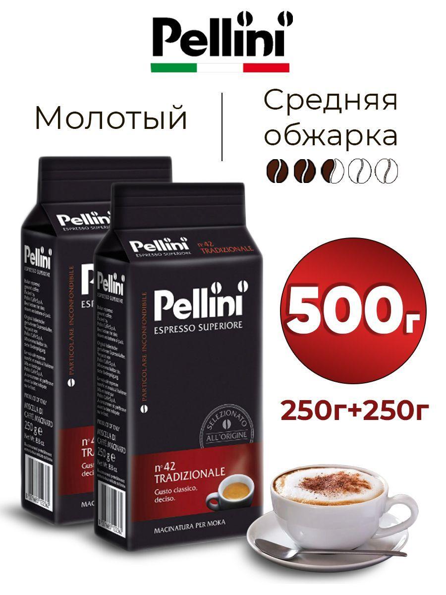 Кофе"PELLINI TRADIZIONALE"(жар.мол.)250Г - фото 1 - id-p113444613