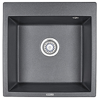 Кухонная мойка Granula 5102 шварц (чёрный металлик)