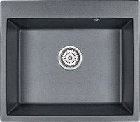 Кухонная мойка Granula 6001 шварц (чёрный металлик)