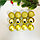 Новогодние елочные шарики золотистые 12 шт 6 см, фото 4
