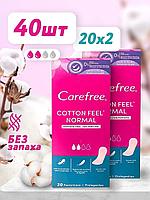 Прокладки женские гигиенические ежедневные Carefree® Cotton Feel Fresh с ароматом свежести 20 шт