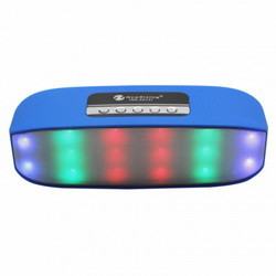 Беспроводная портативная Bluetooth колонка с подсветкой, New Rixing NR-2014 blue - фото 3 - id-p113720649