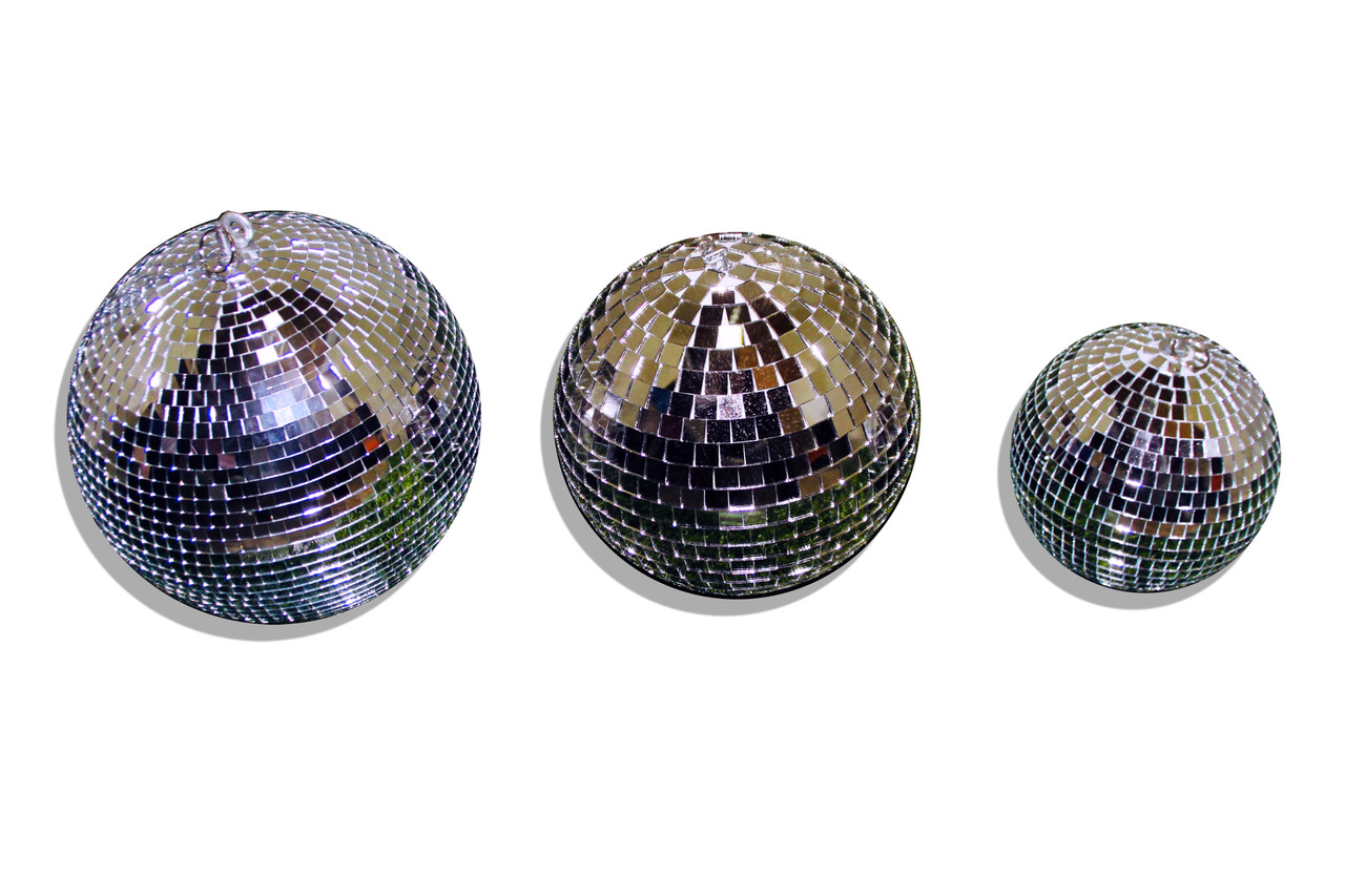 Зеркальный шар с мотором d-30см, фото 1