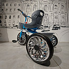 Детский Трехколесный Велосипед "Капитан Америка" от компании "Future". С корзинками. Цвет - синий., фото 7