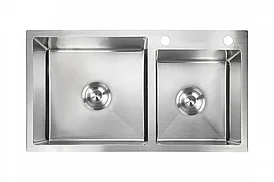 КУХОННАЯ МОЙКА ИЗ НЕРЖАВЕЮЩЕЙ СТАЛИ AVINA HM 80*48 satin