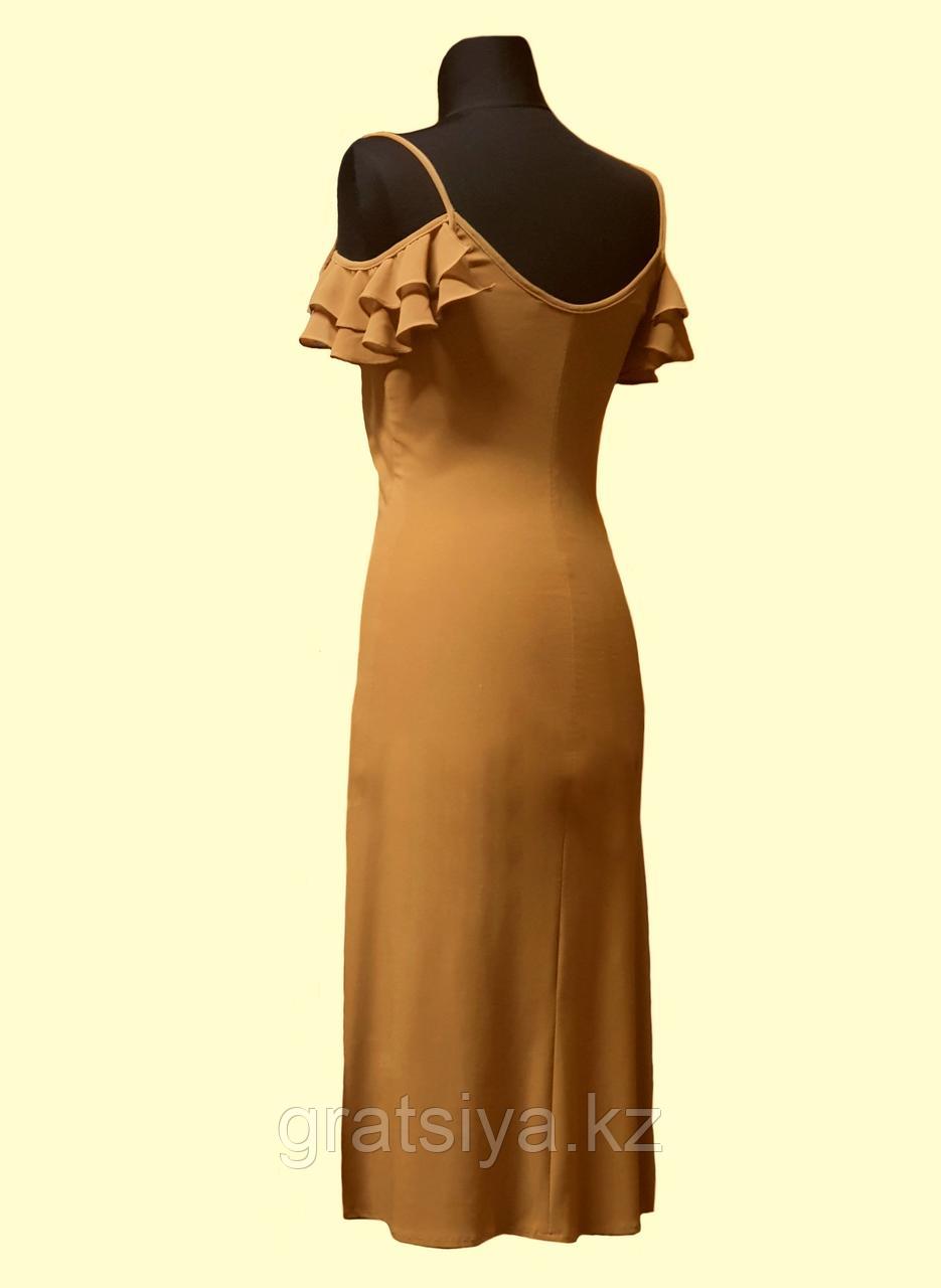 Вечернее Коктейльное Платье. Вышитое Бисером на Бретельках 42 размер - фото 3 - id-p96667826