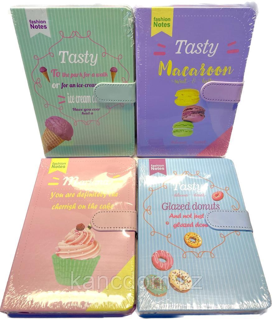 Блокнот А5, на магните, 120л, в клетку "Tasty" 808-53