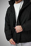 Куртка осень-зима унисекс черный, фото 4