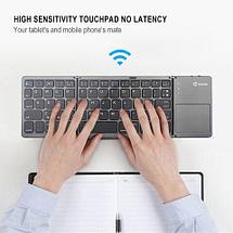 Клавиатура с touchpad складная беспроводная Vontar {RU-EN, Bluetooth, Win+Android+iOS}, фото 3