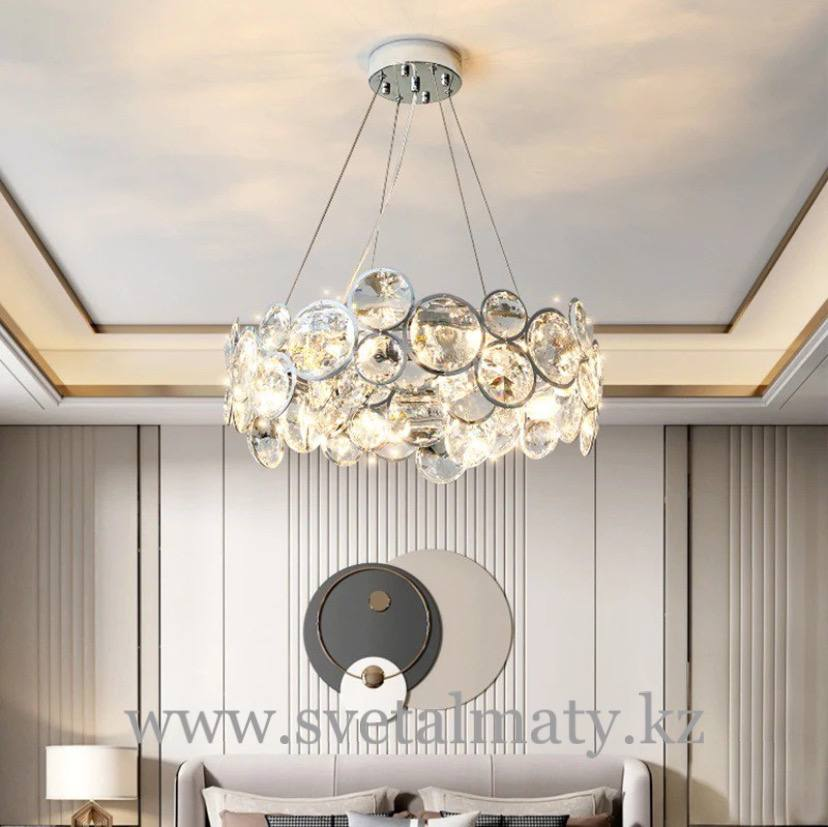 Роскошная люстра для гостиной, простая современная атмосферная лампа D-7116/600 - фото 1 - id-p113726072