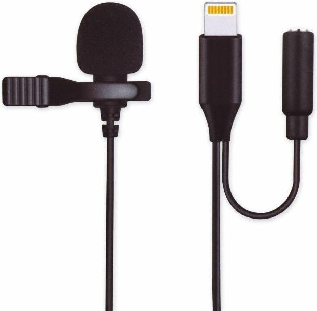 Микрофон петличный Lavalier JH-041-A, Lightning, 1.5м