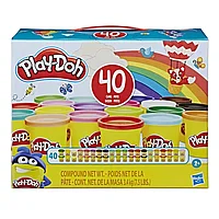 Hasbro Play Doh Игровой Набор пластилина из 40 баночек, Плей До E9413