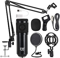 Микрофон профессиональный конденсаторный BM800, USB, комплект