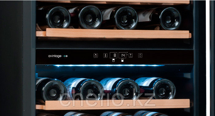 Двухзонный винный шкаф Avintage AVI81XDZA - фото 8 - id-p113587112