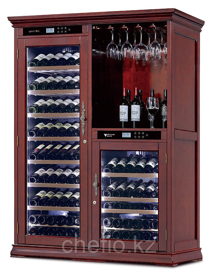 Двухзонный винный шкаф Meyvel MV154-WM2-BAR-C - фото 1 - id-p113587274