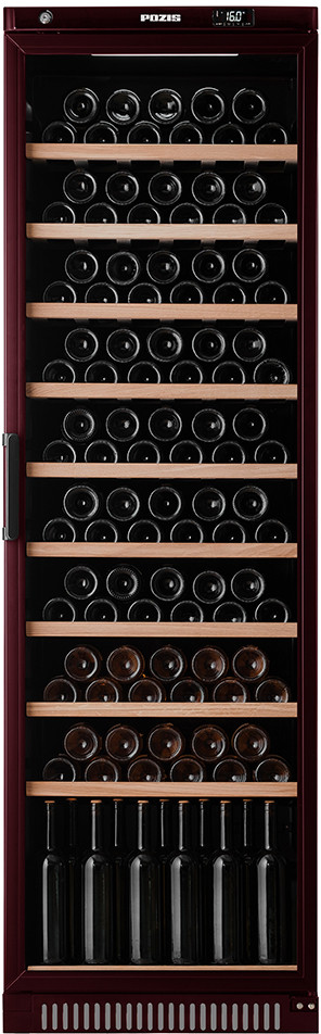Монотемпературный винный шкаф Pozis ШВ-120 вишневый - фото 1 - id-p113587663