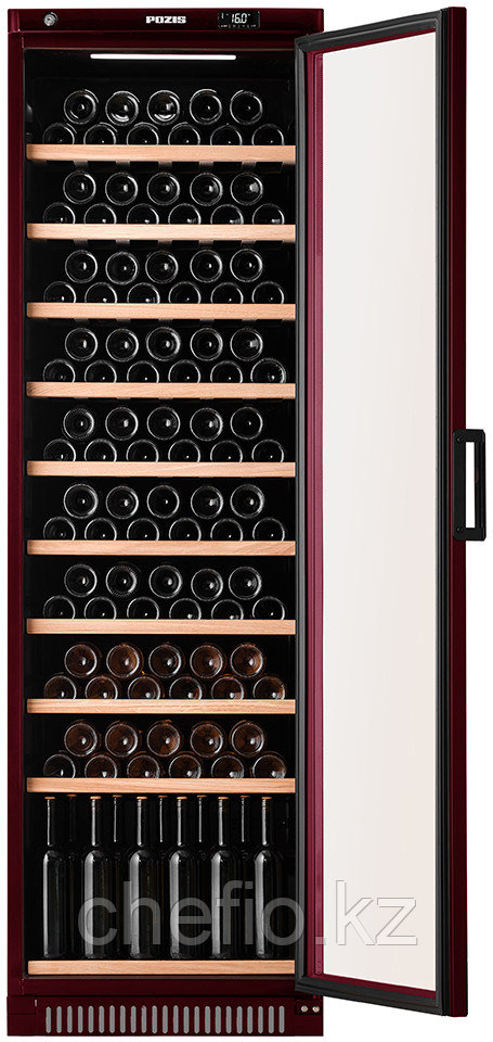 Монотемпературный винный шкаф Pozis ШВ-120 вишневый - фото 2 - id-p113587663