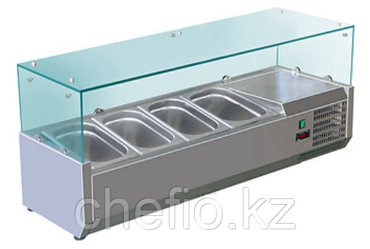 Холодильная витрина для ингредиентов Koreco VRX 1200 395 WN - фото 1 - id-p113593828