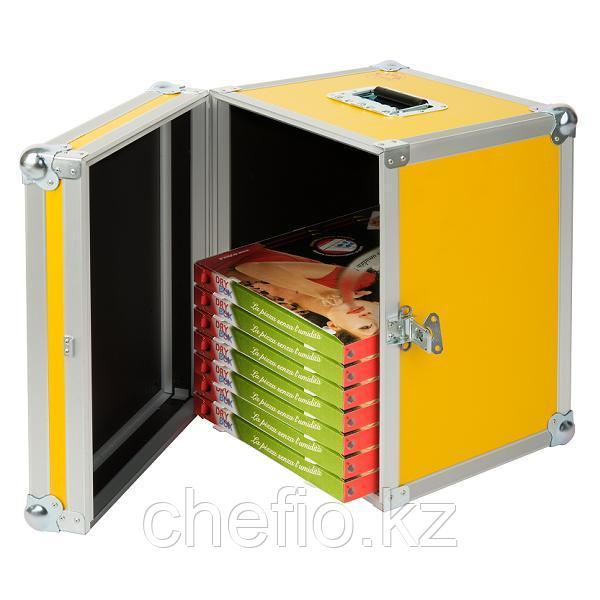 Ящик для перевозки пиццы 35x35см h48см, алюминий, пластик 712/35LC - фото 1 - id-p113601532