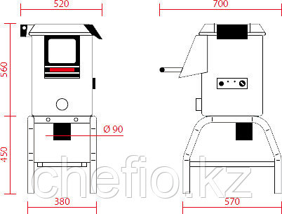 Картофелечистка Fimar PPF/5 220V - фото 2 - id-p113602750