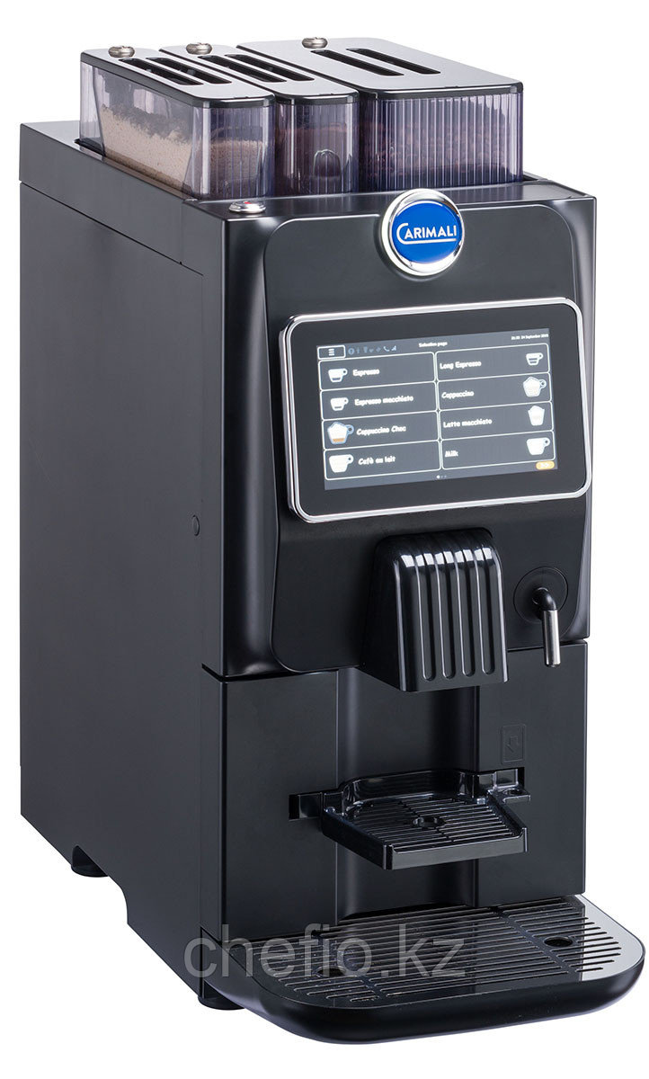 Автоматическая кофемашина CARIMALI BlueDot 26 Plus (1 бункер для зерна + 2 для порошков + работа от бака или - фото 4 - id-p113616022