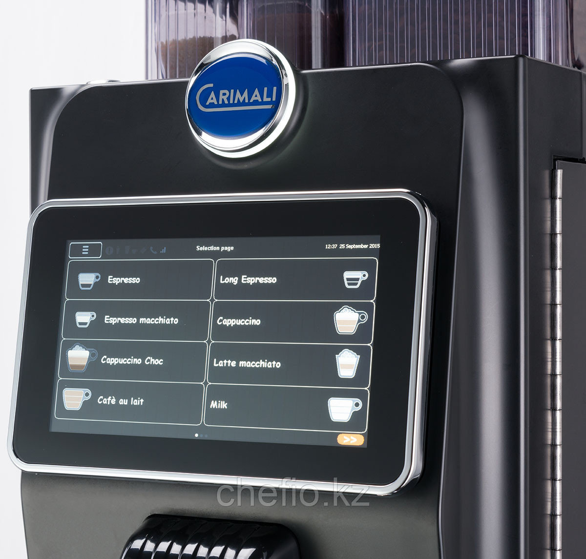Автоматическая кофемашина CARIMALI BlueDot 26 Plus (1 бункер для зерна + 2 для порошков + работа от бака или - фото 8 - id-p113616022