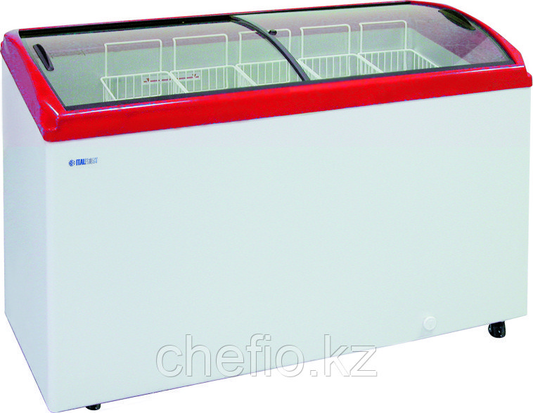 Морозильный ларь Italfrost CF500C красный (без корзин) - фото 1 - id-p113605590