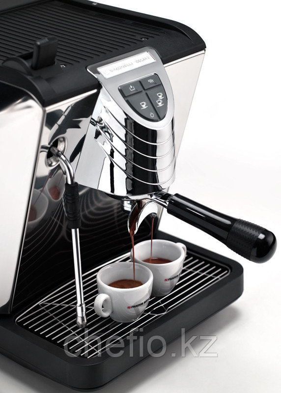 Рожковая кофемашина Nuova Simonelli Oscar II AD Black+prof pressostat (155134) - фото 5 - id-p113617946