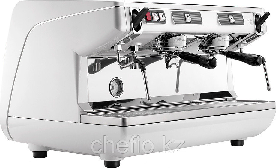 Кофемашина Nuova Simonelli Appia Life 2Gr S белая, высокие группы, экономайзер, полуавтомат (167626) - фото 1 - id-p113617569