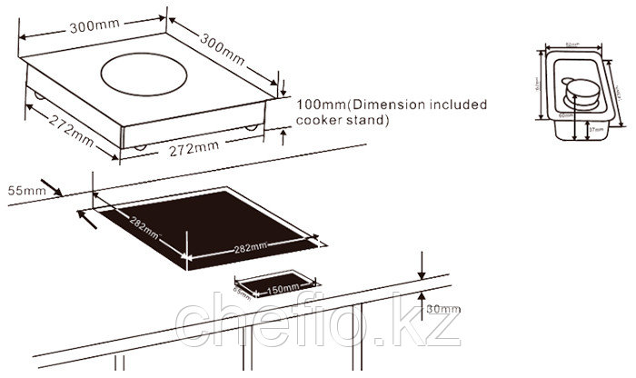 Плита индукционная Indokor IN3500 Built-In - фото 2 - id-p113615824