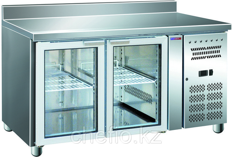 Холодильный стол Cooleq GN2200TNG стеклянная дверь - фото 1 - id-p113630046