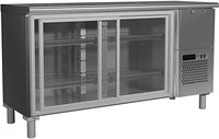 Холодильный стол Россо T57 M2-1-C 9006-1 корпус серый, (BAR-360K)