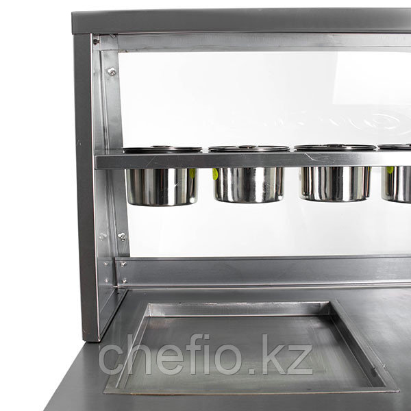 Фризер для жареного мороженого KCB-2F (контейнеры, свет.короб, стол для топпингов, 2 компр) Foodatlas - фото 9 - id-p113634036