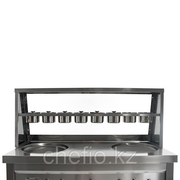 Фризер для жареного мороженого KCB-2Y (контейнеры, стол для топпингов, 2 компрессора) Foodatlas - фото 6 - id-p113634049