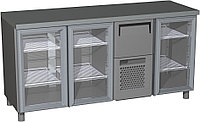 Стол холодильный Полюс T57 M3-1-G 0430-19 корпус нержавеющая сталь, планка (BAR-360C Carboma)