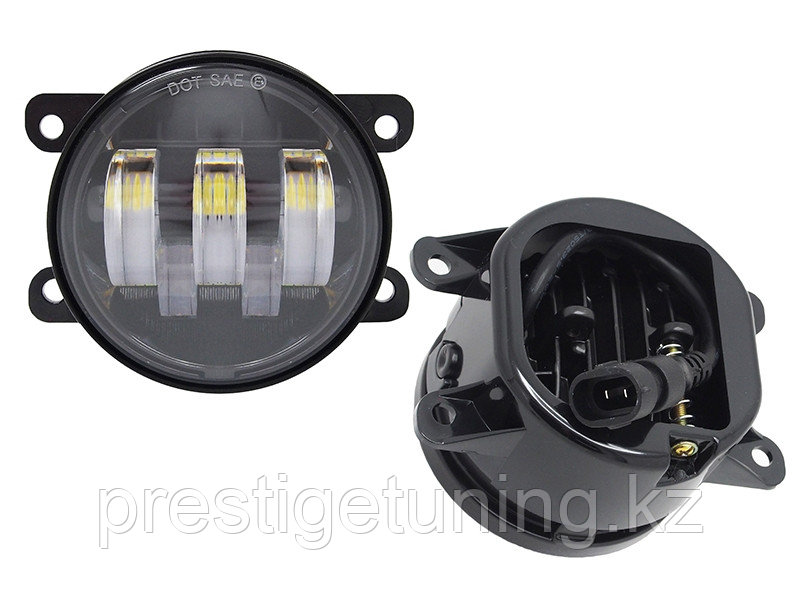 Противотуманная фара на Nissan Patrol Y61 2005-09 LED белый-желтый (SAT)