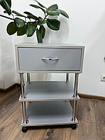 Помощник тележка 1 ящик ДСП сверху Серый