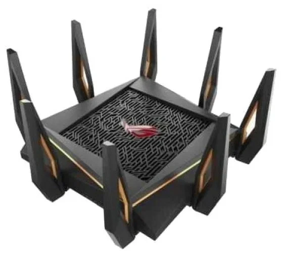 Wi-Fi Роутер ASUS ROG Rapture GT-AX11000, Wi-Fi 6, 802.11ax, AX11000, 1x1Gb WAN, 4x1Gb LAN, 1x2,5Gb, 2xUSB 3.1 - фото 1 - id-p113733988