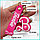 Брелок силиконовый "Барби - буква B" (Barbie), фото 2
